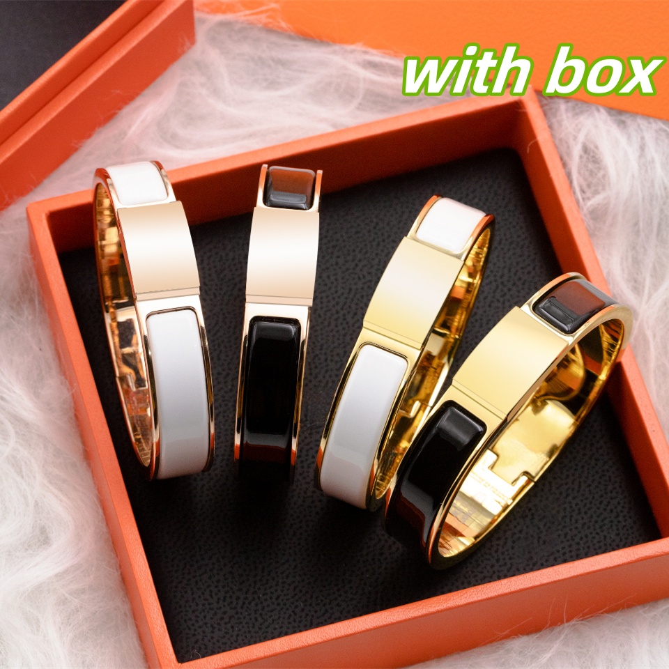 Gold bracelet designer bracelet women men classic designer jewelry non fading titanium steel 19 Color select High quality unisex gift mens womens bracelets bangle