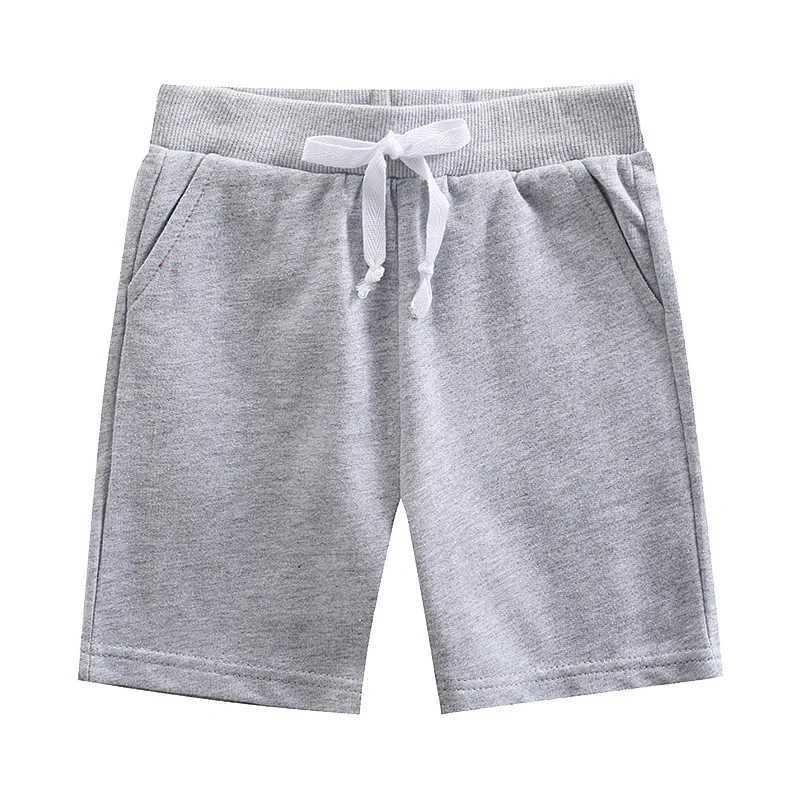 2025 Summer Shorts for Boys Girls Cotton Solid Color Children Panties Elastic Waist Beach Short Sports Pant Toddler Kids Clothes W241227