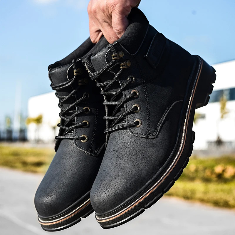Winter Safety Shoes For Men And Women Anti-puncture Indestructible Work Safety Boots Insole Protective Shoes 241226