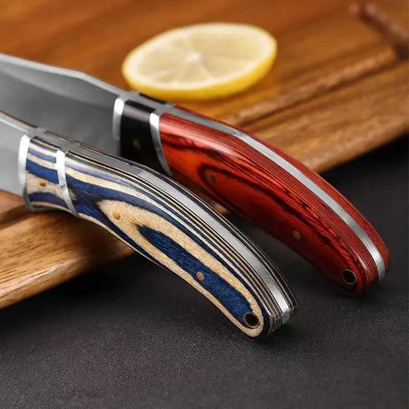 Mti pose fruit knife with stainless steel blades - perfect for kitchen barbecue portable and affordable kitchen gadgets Y241227