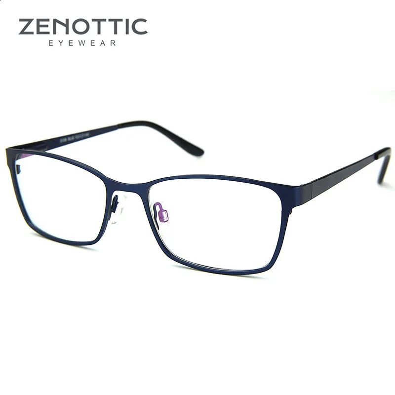 ZENOTTIC Fashion Alloy Optical Glasses Frame for Women Men Prescription Eyewear Frames 241227