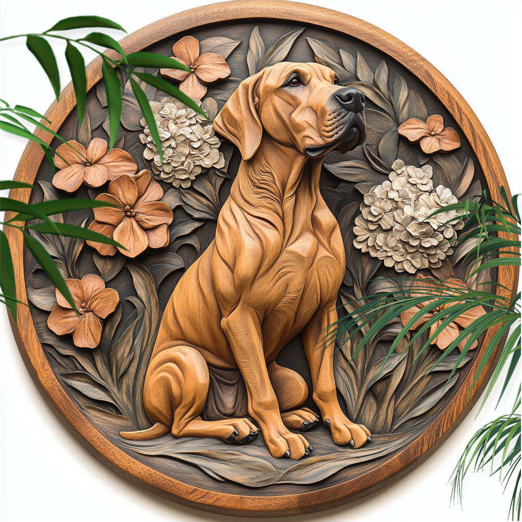 Personalized Great Dane Pet Ornaments - Custom Circular Aluminum Decorative Paintings & Souvenir Tombstones for Dogs & Cats