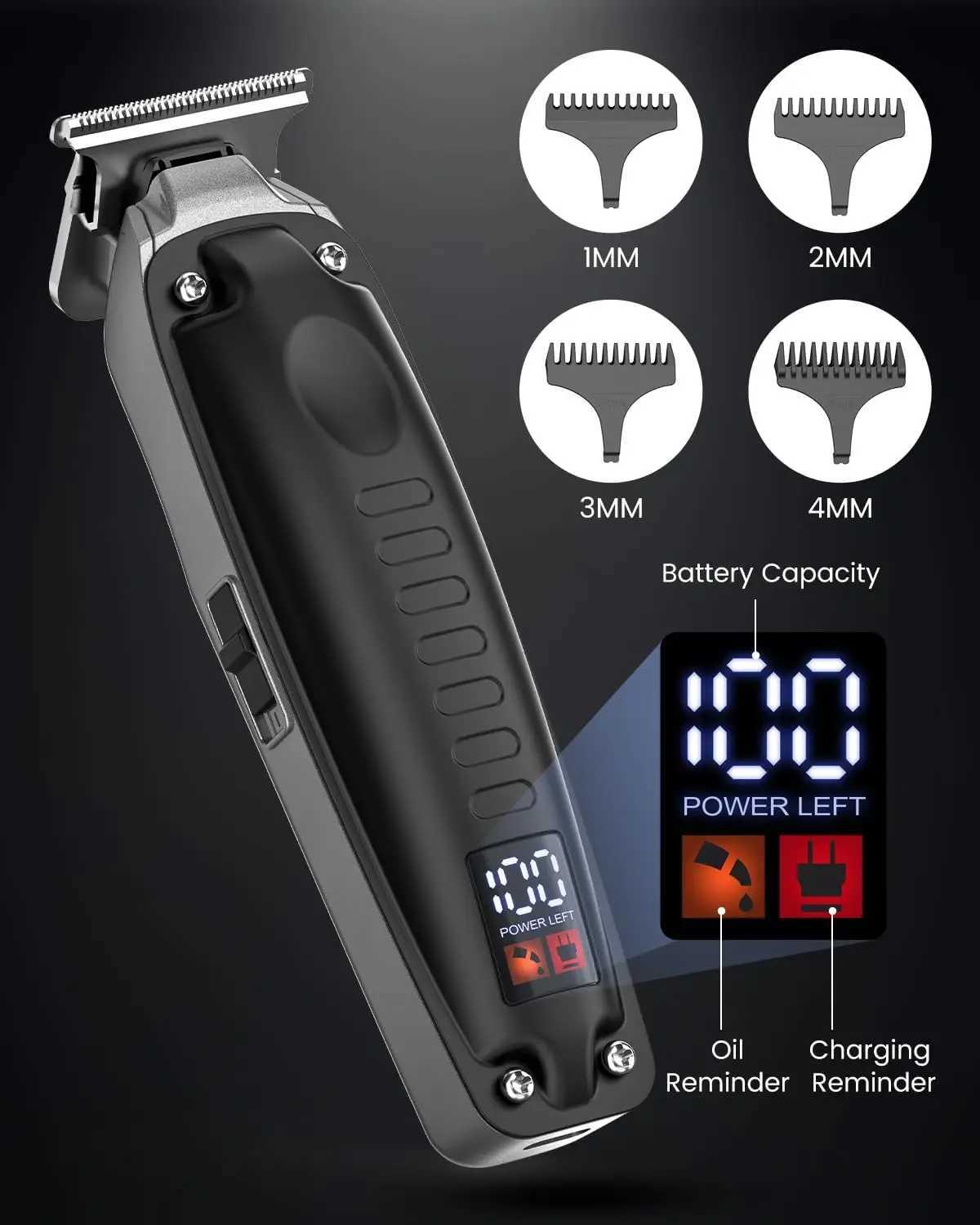 Sejoy Hair Clippers for Men Hair Trimmer Professional Cordless Barber Machines Mens Shaver Gifts W241227