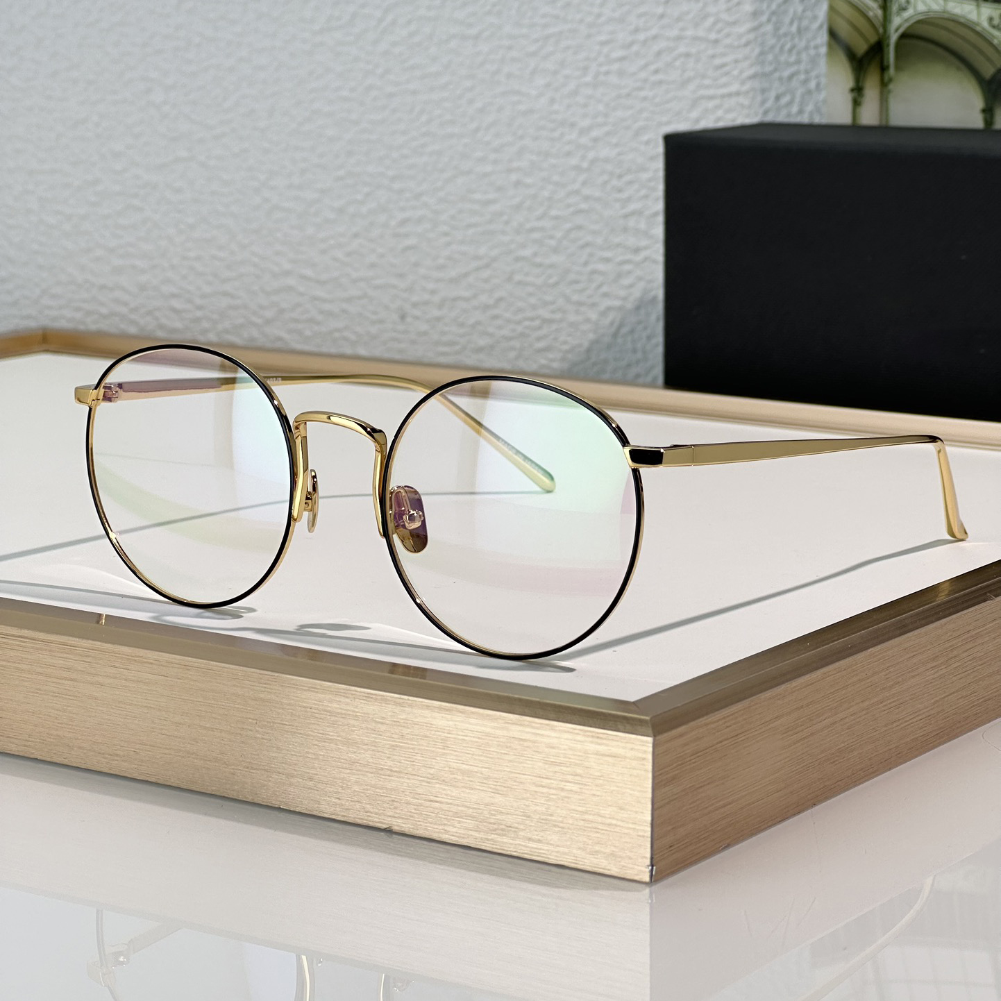 Optical Eyeglasses For Men Women Retro 493 Designer Fashion Sheet Metal Full Frame Detailed Elasticity Round Style Anti-Blue Light Lens Plate With Box