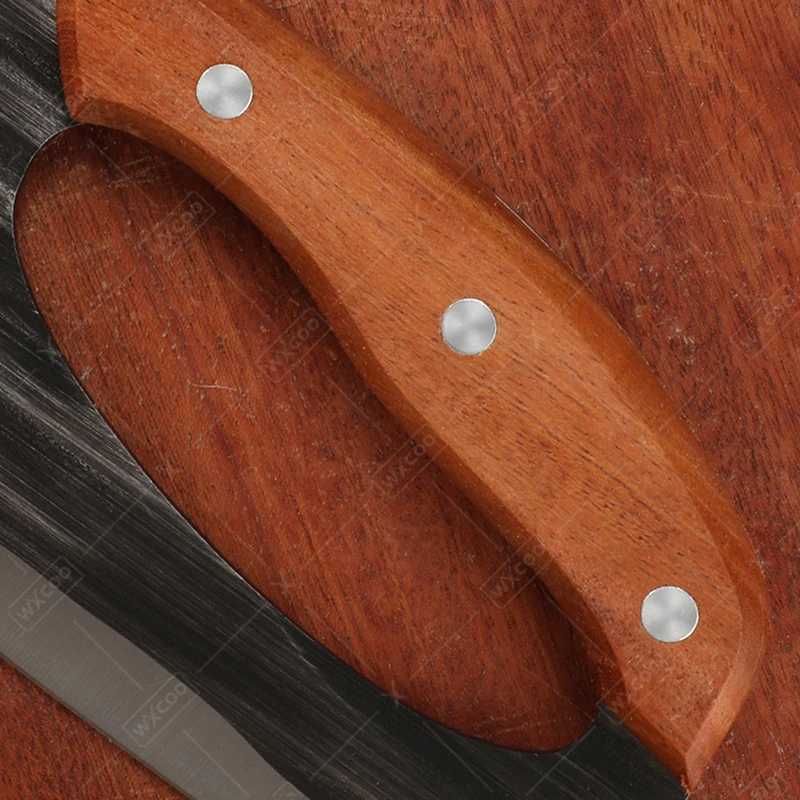 Professional Labor Saving Chopper Boning Knife Kitchen Knives Sharpener Forged Hammer Stainless Steel Meat Cleaver But Knife Y241227