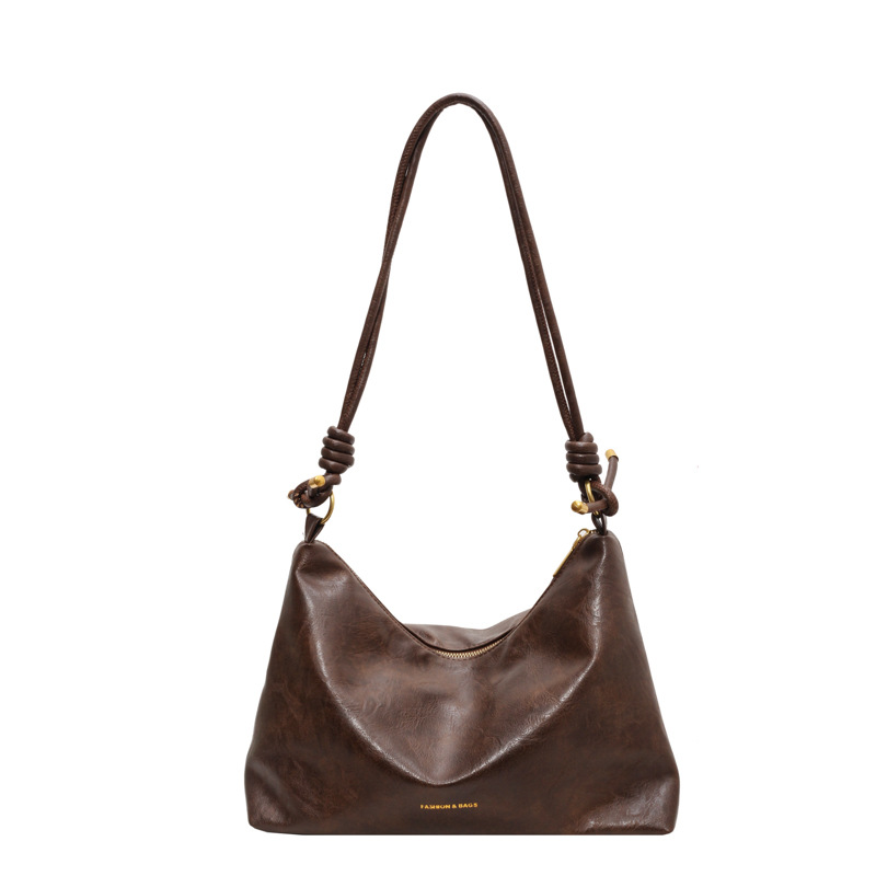 Large capacity women's bag new shoulder armpit bag fashion messenger tote bag