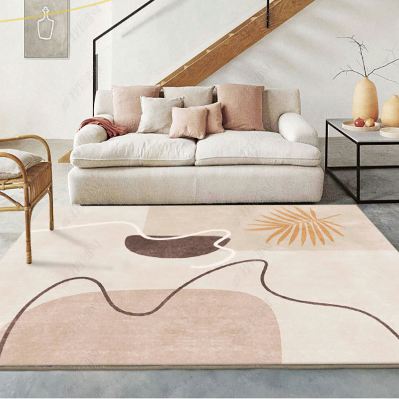 4911-37.88-Carpet Living Room Bedroom Bed Blanket Antique Sofa Coffee Table Blanket Non-Slip