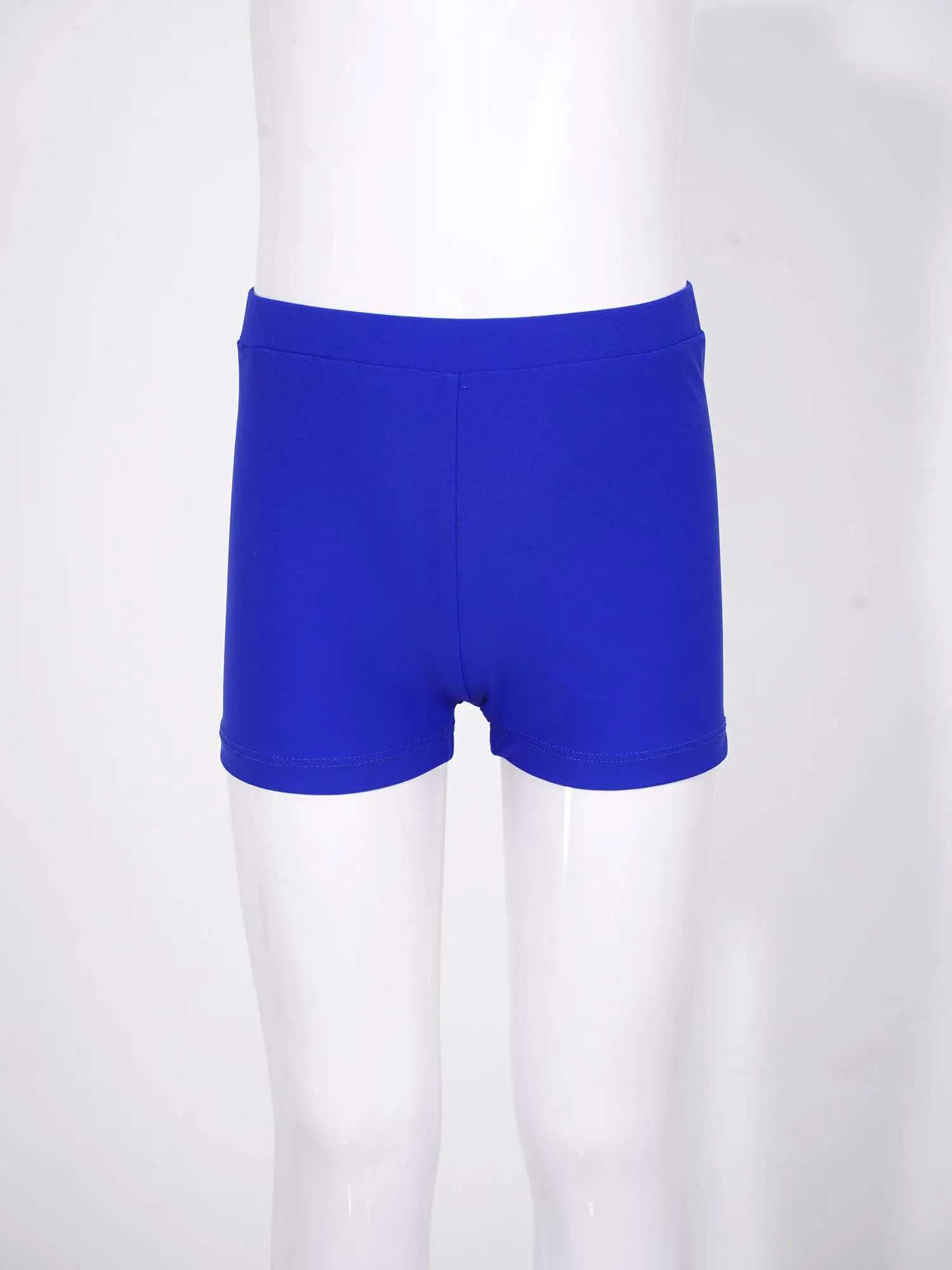 Kids Girls Shorts Summer Stretchy Swimming Shorts for Yoga Sports Gymnastic Swimming Bathing Beachwear Children Shorts Pants W241227