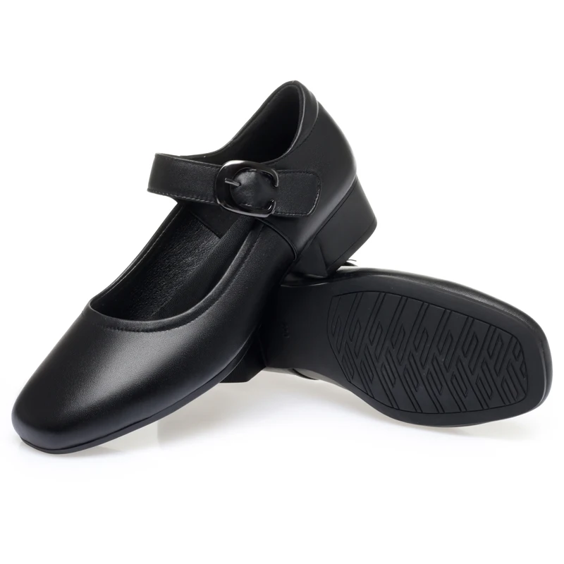 AIYUQI Women Shoes Genuine Leather Spring Dress Shoes Women Large Size Professional Office Mom Shoes Women