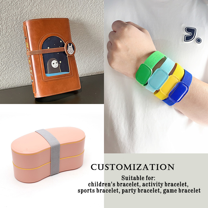 Custom Sublimated Elastic Cloth Wristband Bracelet Wristband for Events Elastic Fabric OEM Heat Transfer Guangdong Customized Wristbands