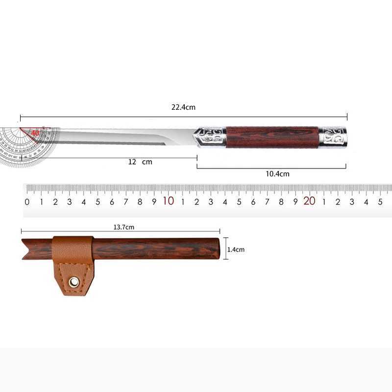 2024 new stainless steel sharp fruit knife barbecue small straight knife high-end portable EDC pocket knife steak knife Y241227