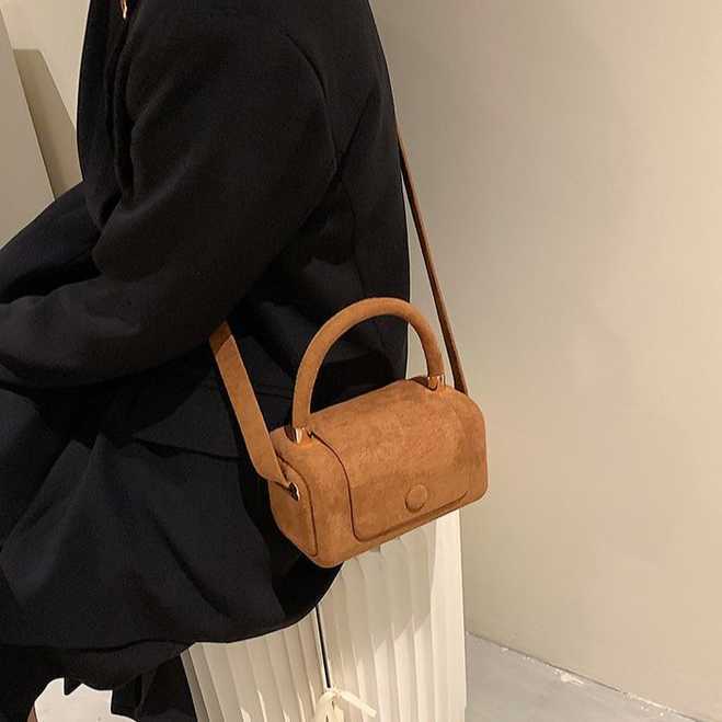 Quick popular ceramic bag women matte handbag with simple texture single shoulder crossbody bag 241215