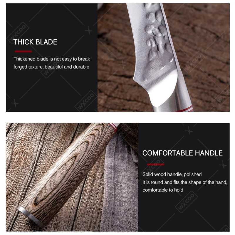 Professional kitchen knives meat cutting knives but knives forging hammers grinding knives stainless steel slicing cooking knives Y241227