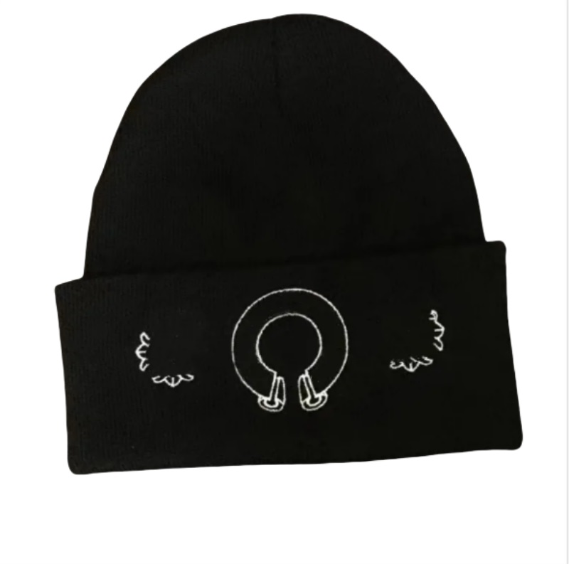 Luxury beanie designer thermal bonnet cross hats for men woman embroidered cuffed brim solid color outdoor travel beanie hat daily ornaments om0118 C4
