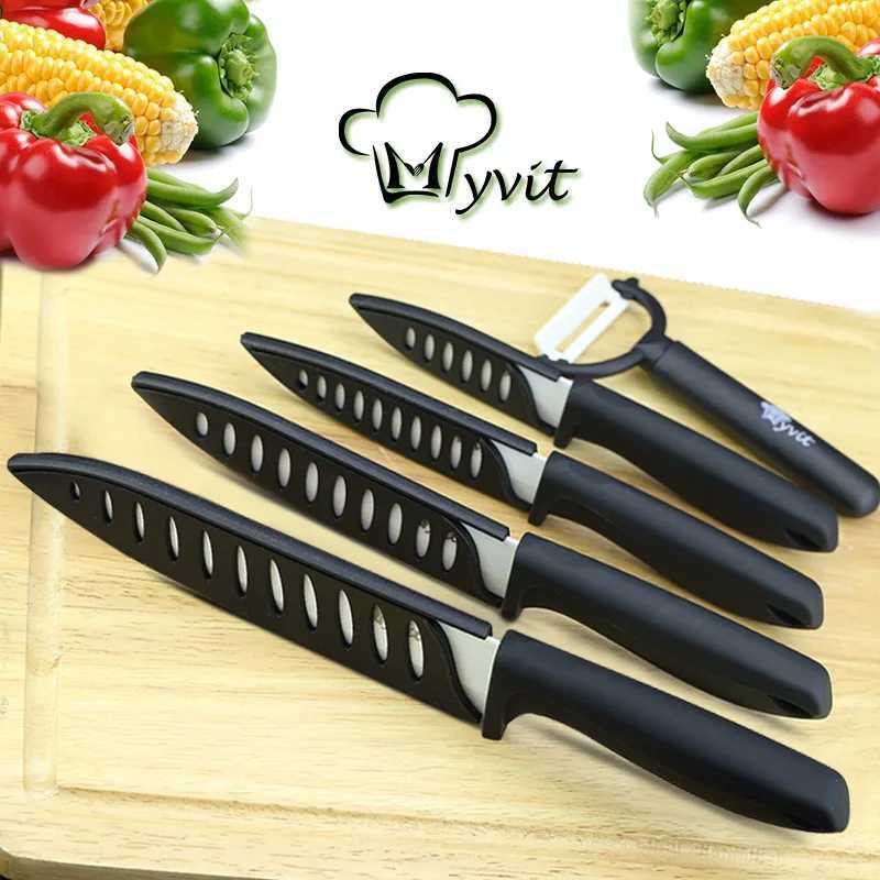 Ceramic Knife Set 3 4 5 6 inches Chef Practical Slr Polishing Ceramic Knife Kitchen Knife Zirconia Blade Cooking Knife Y241227