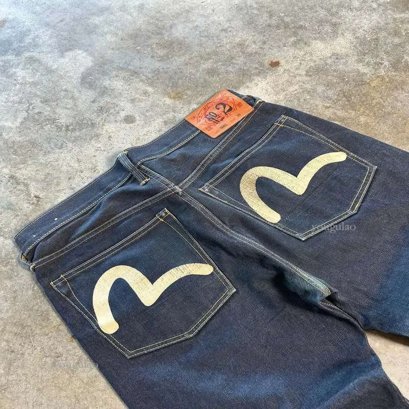 Streetwear jeans Y2K retro hiphop graphic printed pocket black pants mens and womens high waist wide leg Trouser clothing 240808