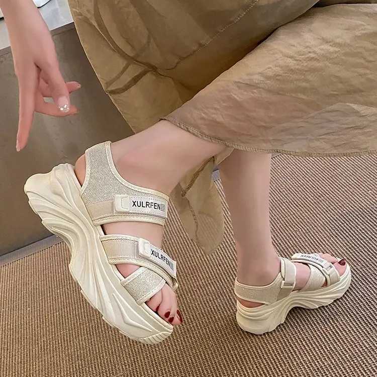 High Quality Sports Sandals Women Summer New Platform Womens Shoes Fashion Solid Color Beach Casual Womens Sandals T241227