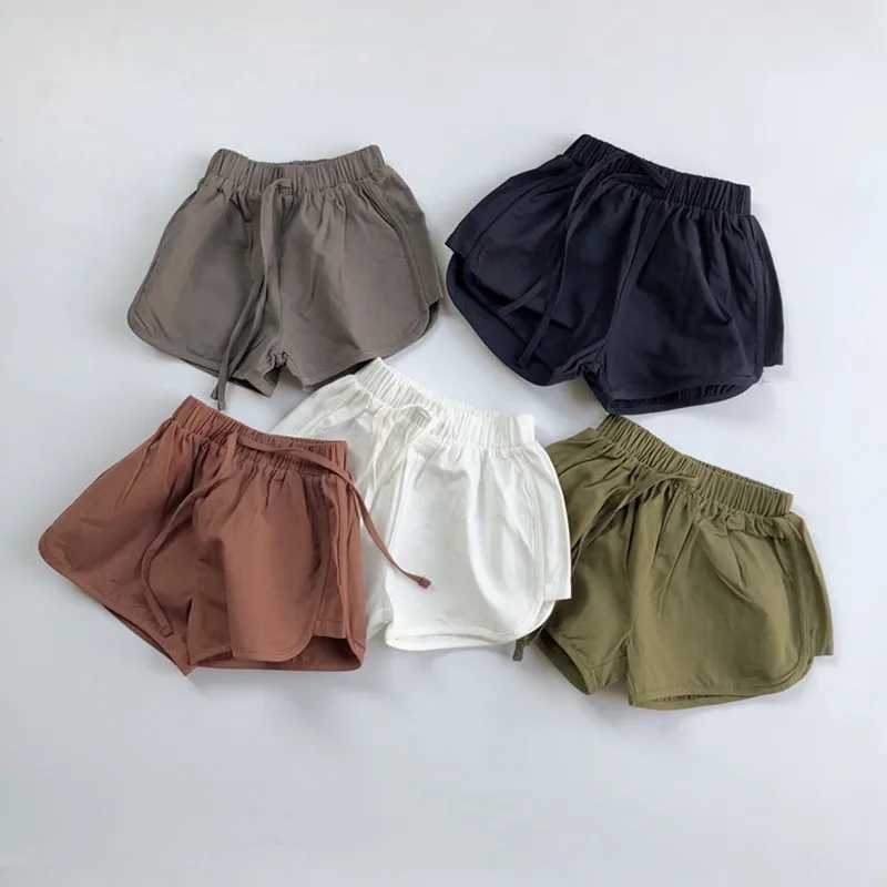 Korean Style New Summer Kids Clothes Baby Boys Pure Color Shorts Casual Children Shorts W241227
