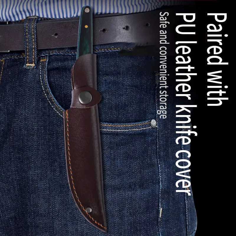 PLYS forging outdoor cutting knife household fruit knife computer cutting knife old-fashioned small dining knife Y241227