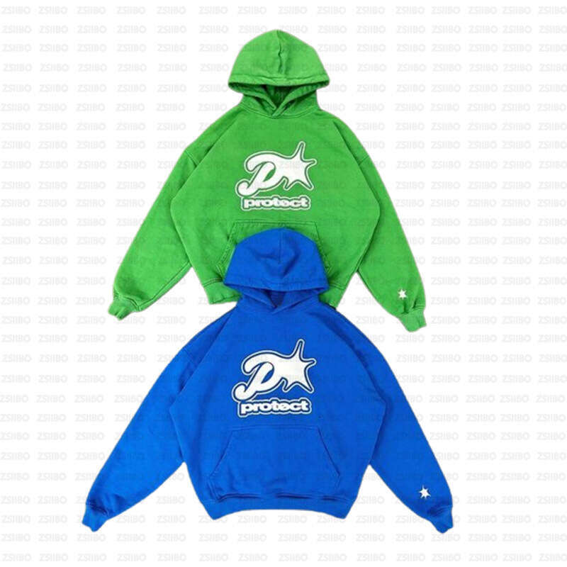 American street fashion, hip-hop style hooded pullover, pants, personalized letter printed men's and women's hoodies