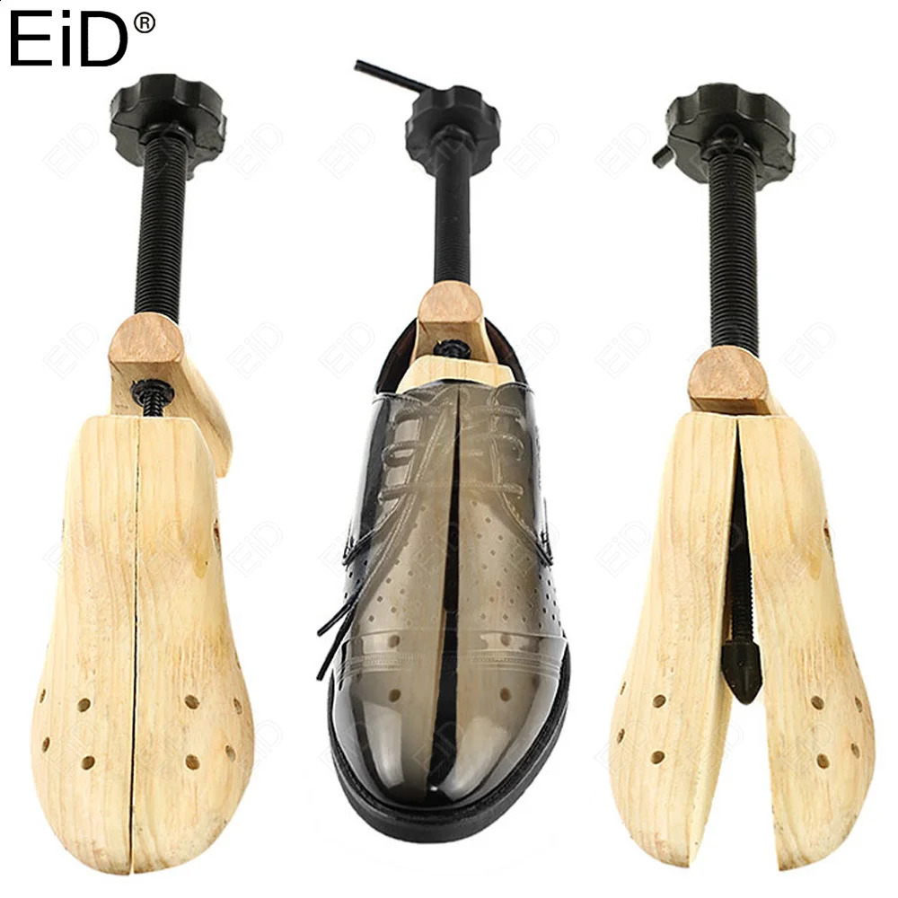 EiD Shoe Stretcher Wooden Shoes Tree Shaper Rack Pine Wood Shoe Tree Adjustable Flats Pumps Boots Expander Trees For Man Women241226