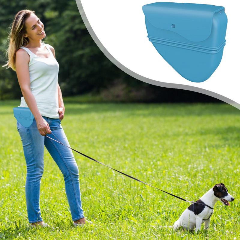Portable Dog Treat Bag Silicone Treat Bag Fanny Pack Dog Training With Waist Clip For Pet Snacks Dog Walk Leash