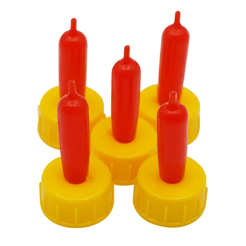50Pcs Soft Rubber Pacifier for Teat Feed Sheep Goat Lamb Livestock Feeding Tools Nipple Drinker Coke Bottle Mouth Accessories