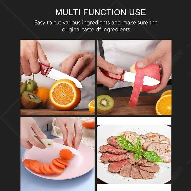 Folding knife fruit knife stainless steel fruit bag knife vegetable knife fruit peeling knife kitchen accessories Y241227
