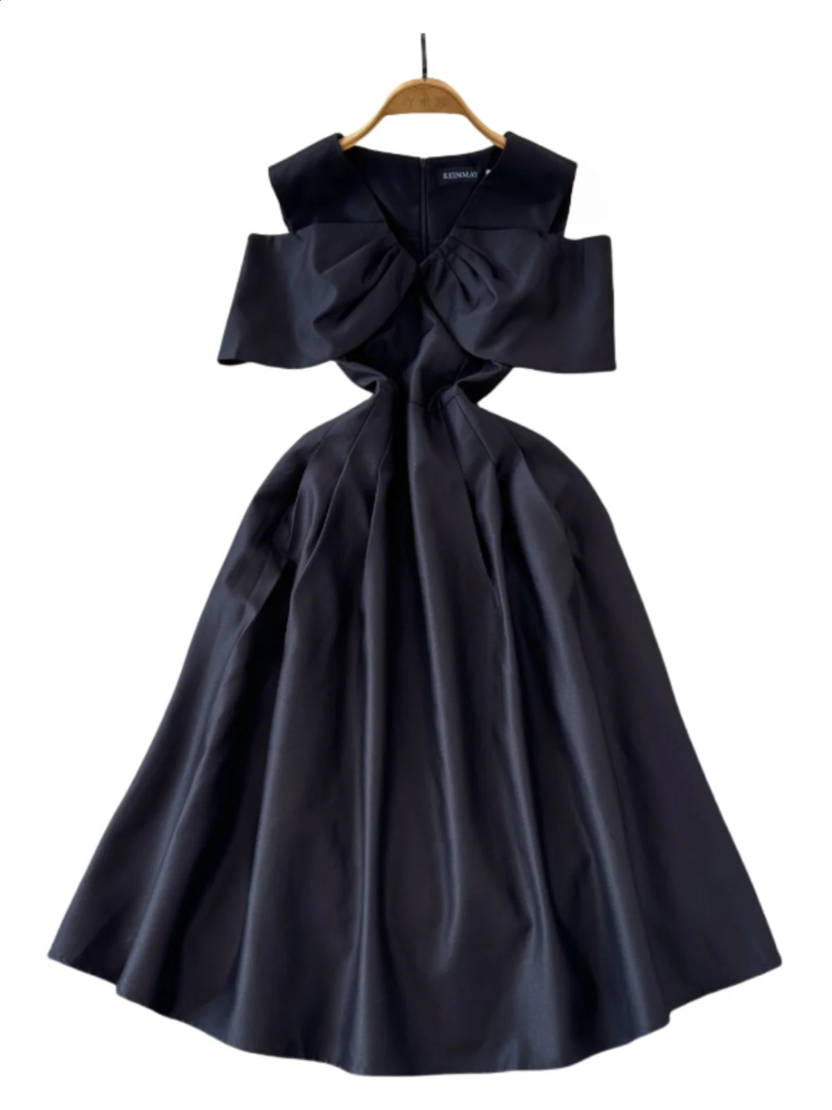 Summer Evening Prom Long Dresses Women Formal Occasions Off Shoulder Solid Bow Empire Birthday Wedding A-Line Party Vestidos 241223