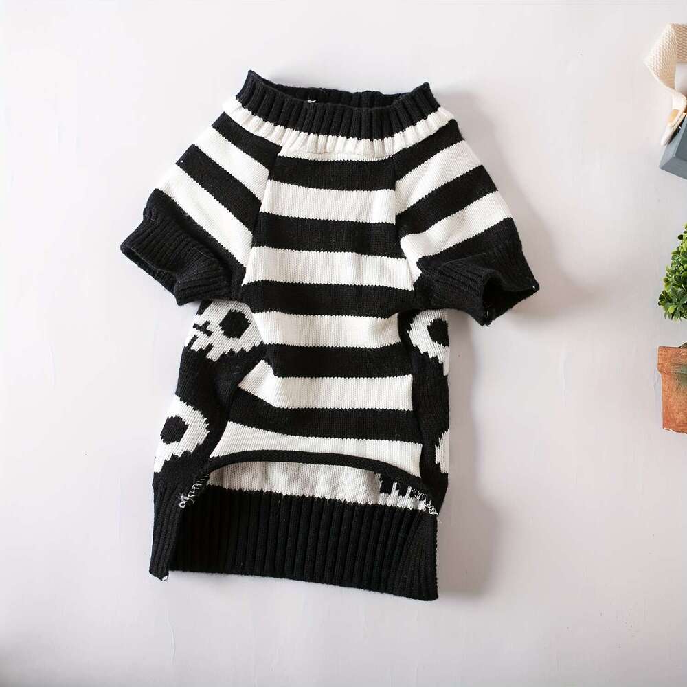Cozy Knit Winter Dog Sweater - Warm Pullover Pet Apparel for Small to Medium Breeds, hine Washable