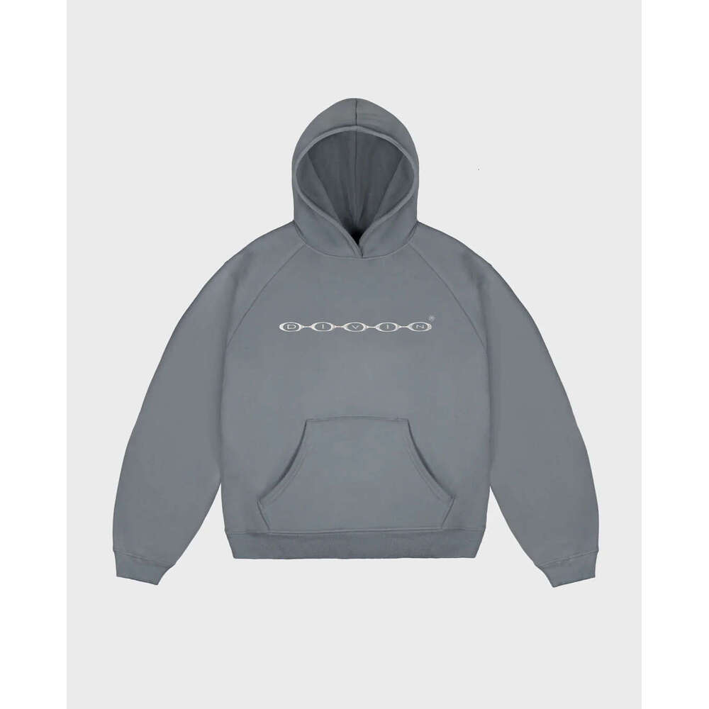 New hooded hoodie with letter pattern, men's women's sports autumn and winter trendy brand