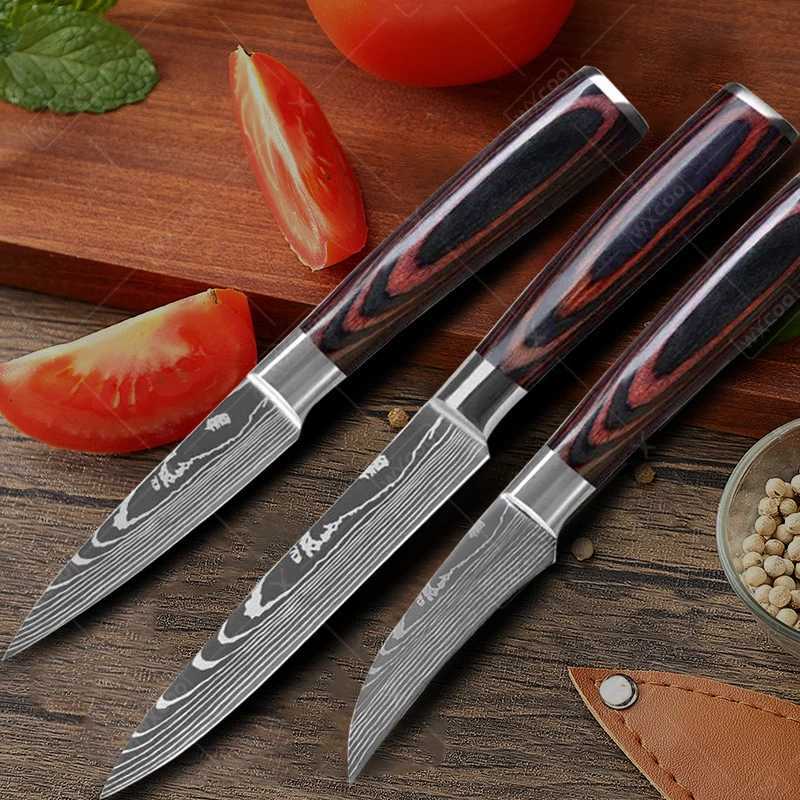 Stainless steel knife fruit skin removal and chopping knife cutting knife cooking knife professional kitchen knife Y241227