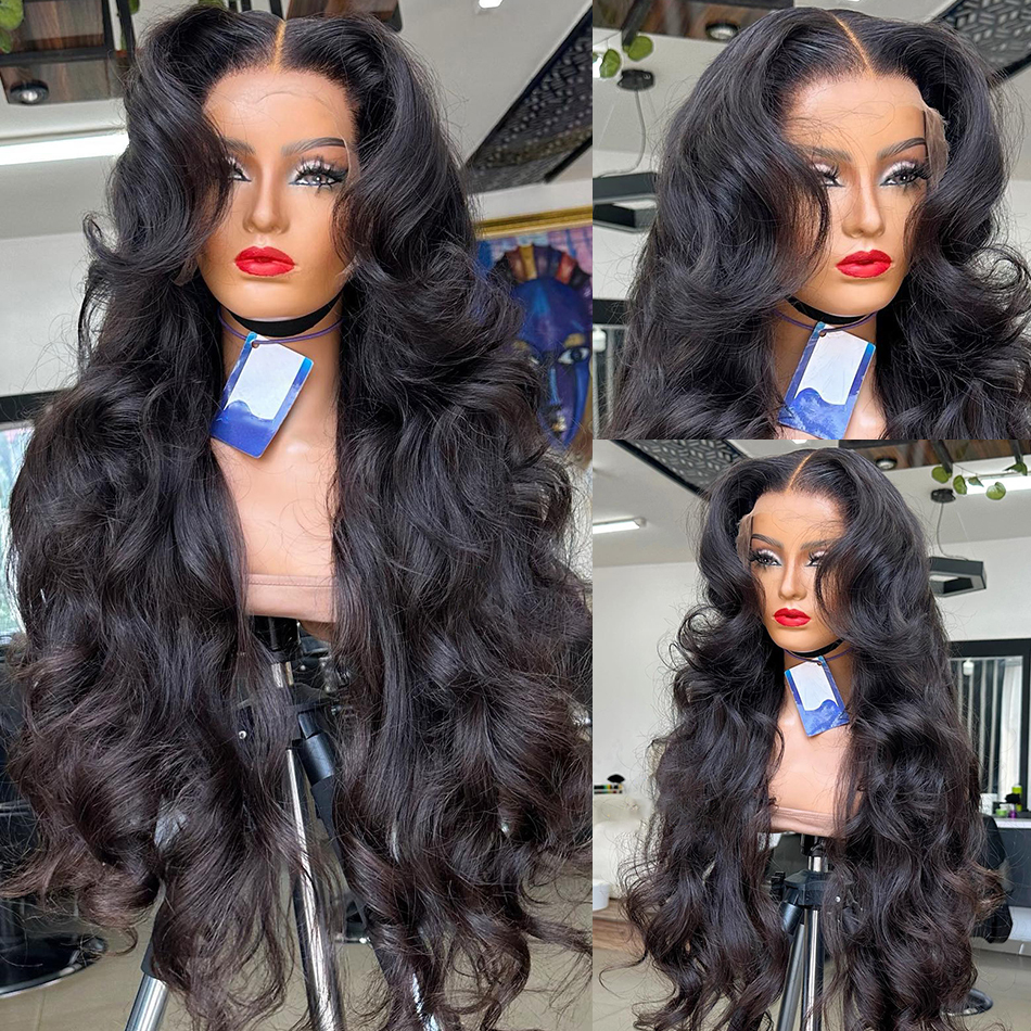 Melodie 220% HD 13X6 Front Human Hair Wigs 40 Inches Transparent Body Wave 5X5 Closure Brazilian Remy 13X4 Lace Frontal Wig