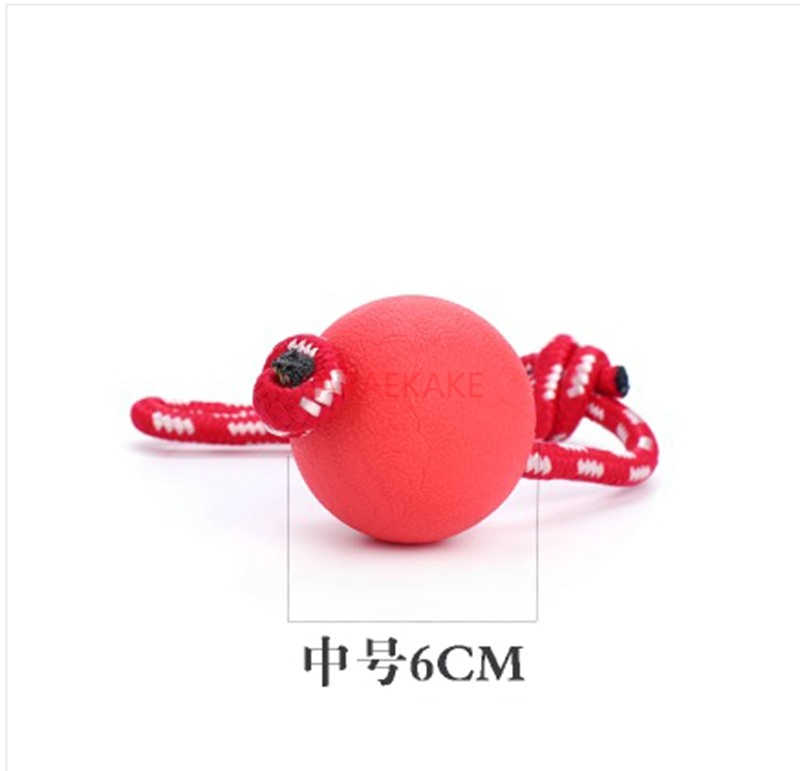 Dog Bite Training Solid Large Rubber Elastic Ball Interactive Teeth Grinding Toy Dog Training Ball Bite Ball