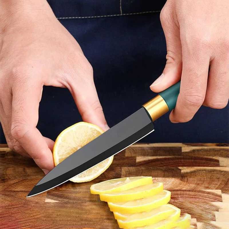 Fruit Knife Chefs Knife Kitchen Knife Sushi Knife Kitchen High Hardness Stainless Steel Sharp Cutting Knife For Household Use Y241227