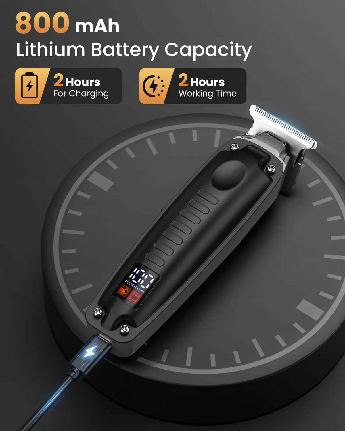 Sejoy Hair Clippers for Men Hair Trimmer Professional Cordless Barber Machines Mens Shaver Gifts W241227