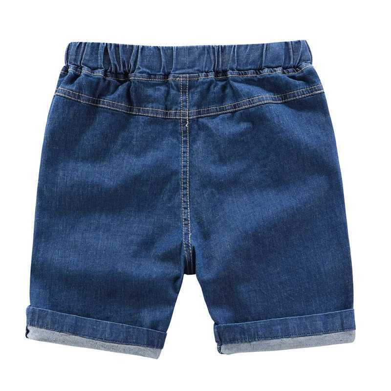 DE PEACH New Summer Baby Boys Jeans Shorts Children Cotton Denim Shorts Toddler Kids Girls Casual Cowboy Short Pants W241227