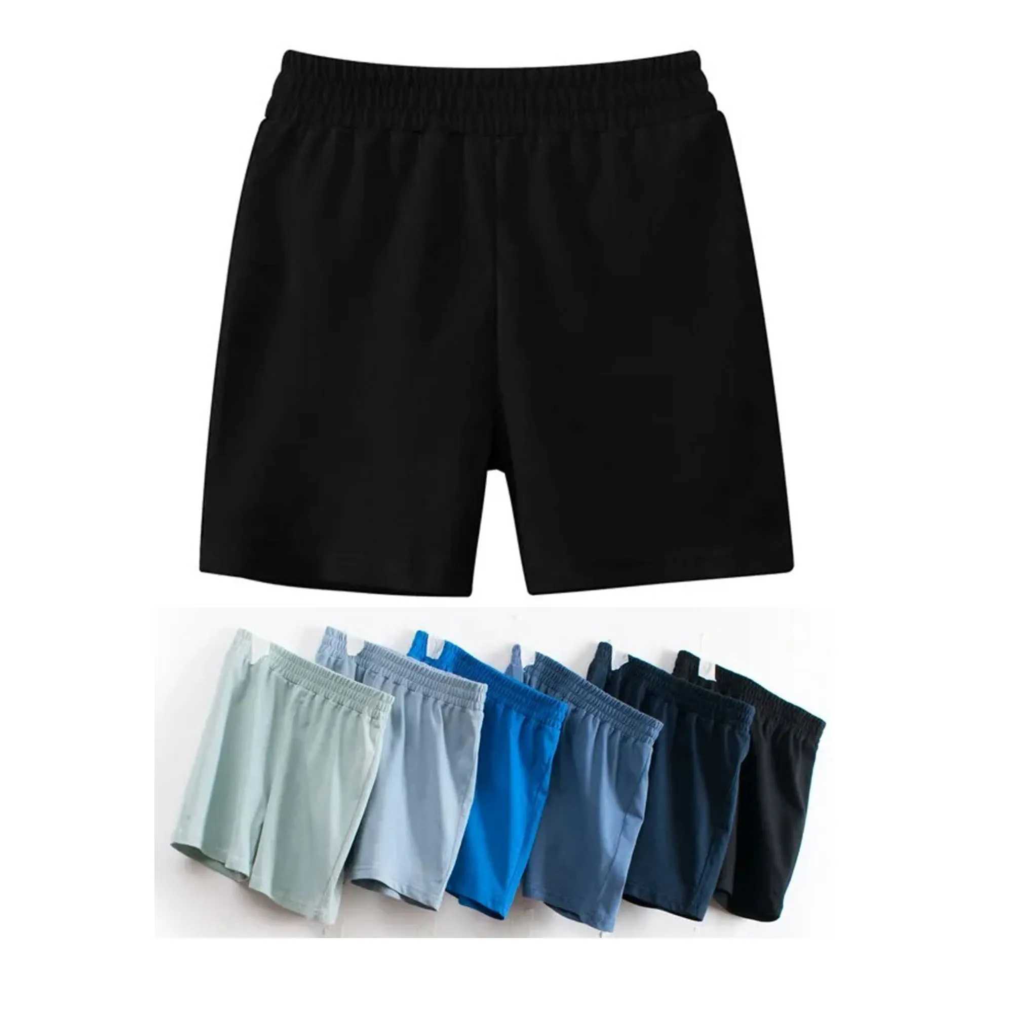 Kids Pants 2024 Summer New Childrens Sports Shorts Solid Candy Color Short Boys Elastic Waist Beach Shorts Cotton Kids Clothes W241227