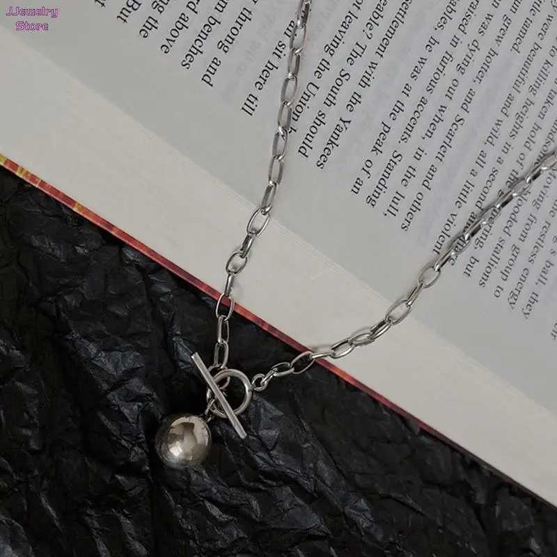 Cuban Chain Necklace Women New Fashion Toggle Clasp Stainl Steel Chain Necklace For Women Jewelry GiftXJ241227
