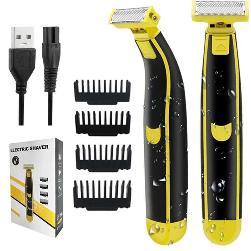 Intimate Haircut Mens Shaver Razor Sensitive Areas Shaving Machine Men Hair Removal Epilator Trimmer for Bikini Body W241227