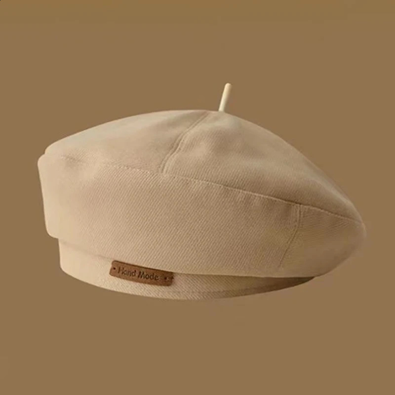 Autumn Winter Sweet Cool Light Woolen Hats Retro Versatile Berets Cap 241226