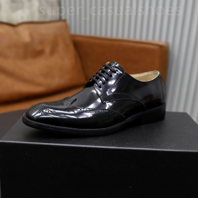 Designers Shoes Men Loafers Business Office Work Formal Dress Shoes Brand Designer Party Wedding Flat Shoes Size 38-45 With box