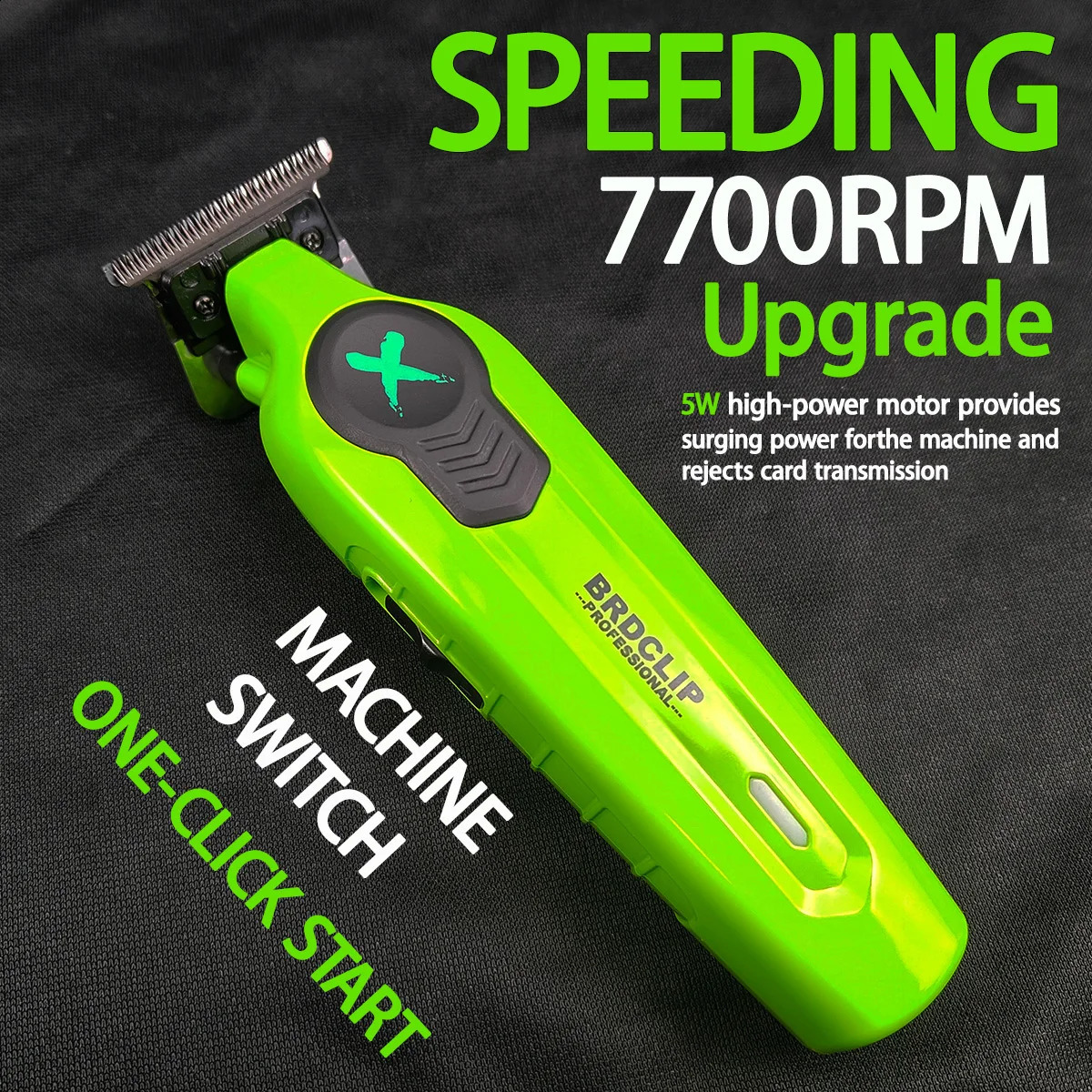 2025 BRDCLIP FA1T Professional Hair Trimmer Barber Carving Gradient Finish Machine Electric Clipper with Charger Stand 241226