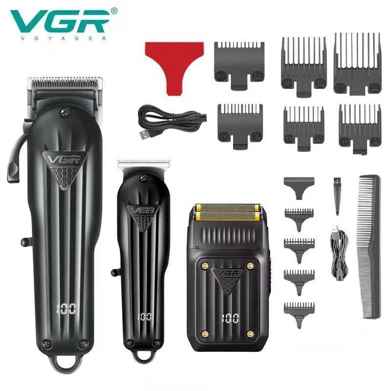 VGR Electric Hair Clipper Professional Hair Trimmer Cordless Trimmer for Men V-282 Barber Haircut Machine Rechargeable W241227