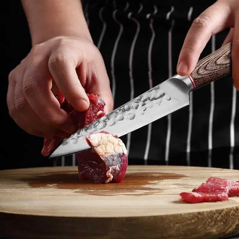 5-inch kitchen chef knife fruit with kitchen knife stainless steel steak knife forged Boning knife wooden handle kitchen supplies Y241227
