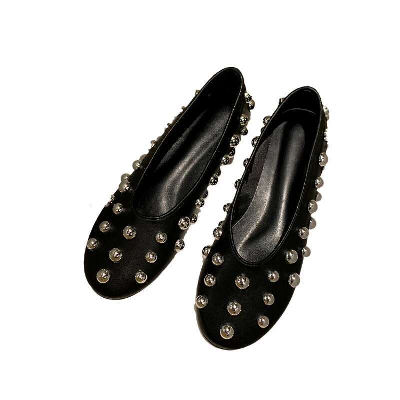 Women Flats Loafers Leather Shallow Casual Shoes 2025 Spring Fashion Dress Sandals Trend Walking Cozy Brand Mujer atos