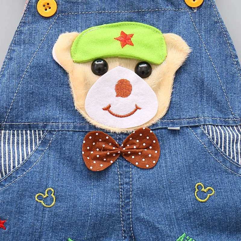 9M-2T baby jacket jeans for boys and girls summer shorts baby jumpsuit hat dog jumpsuit childrens clothing W241227