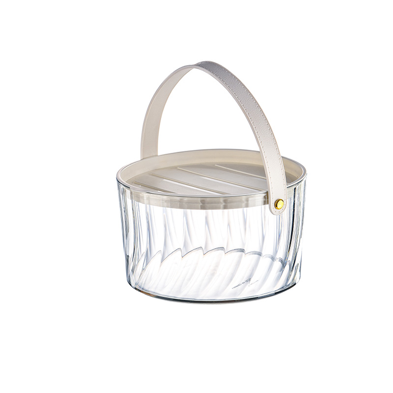 Pet-Friendly Compact Round Food Storage Bin Made from High-Quality PET Material