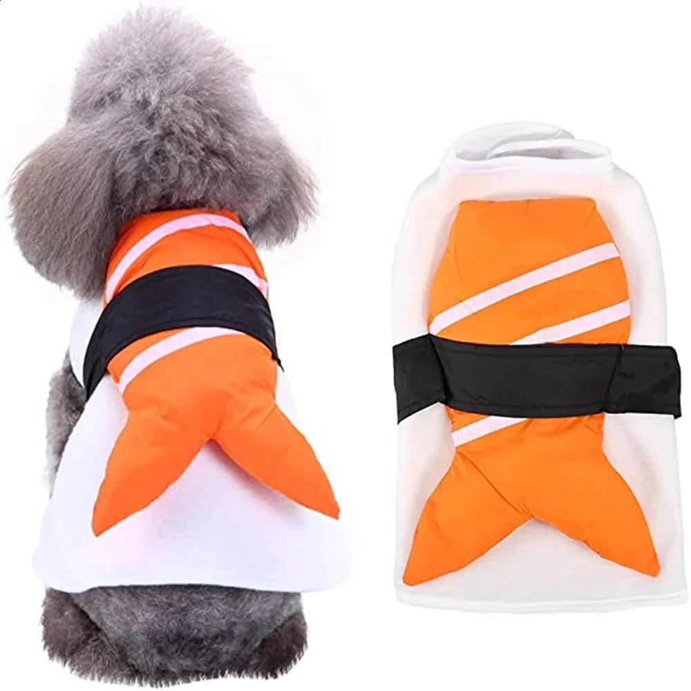 Halloween Christmas Pet Costume Dog Sushi Chef Clothes Pet Kimono Cosplay Clothes Funny Dog Cat Festival Costume for Bulldog 241225