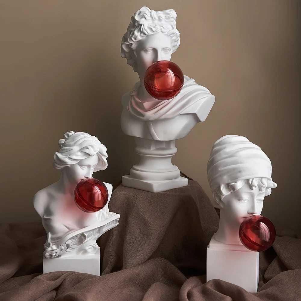 Nordic Style Home Decor Room Decoration Desk Accessories Yard Garden Decors Simplicity Sculptures Figurines Y241227
